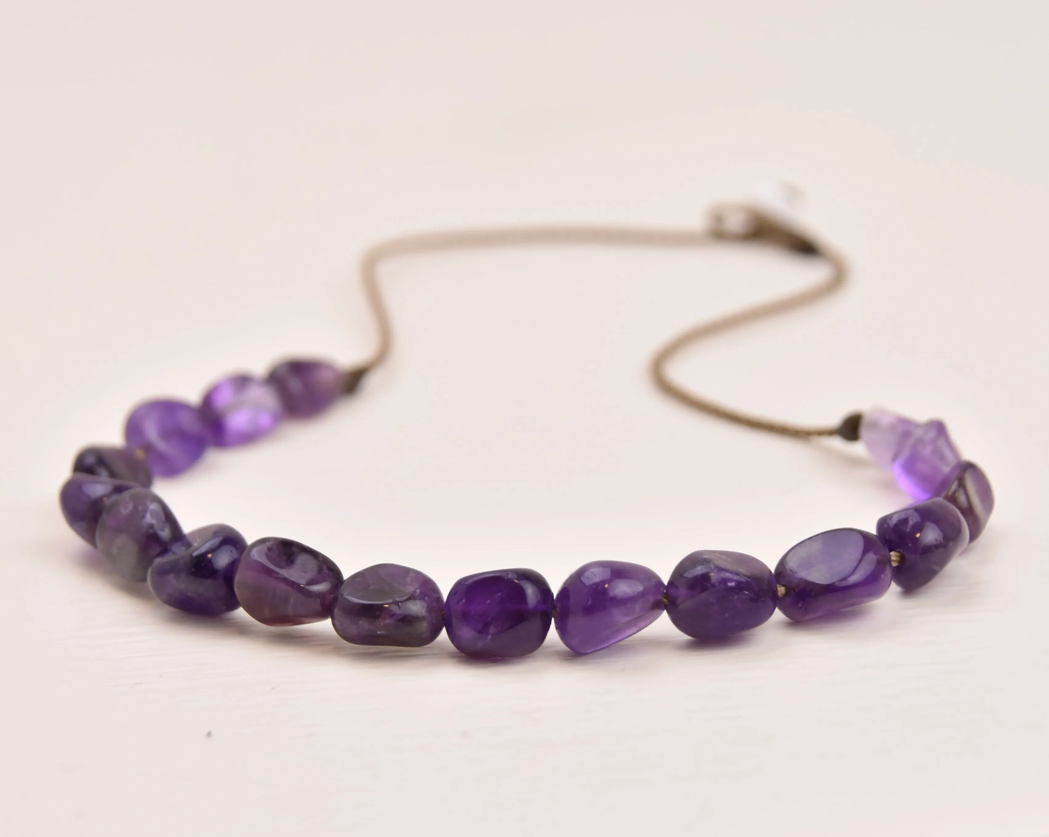 Amethyst Pebble- Bracelet, Necklace, Duet, OR the whole set!