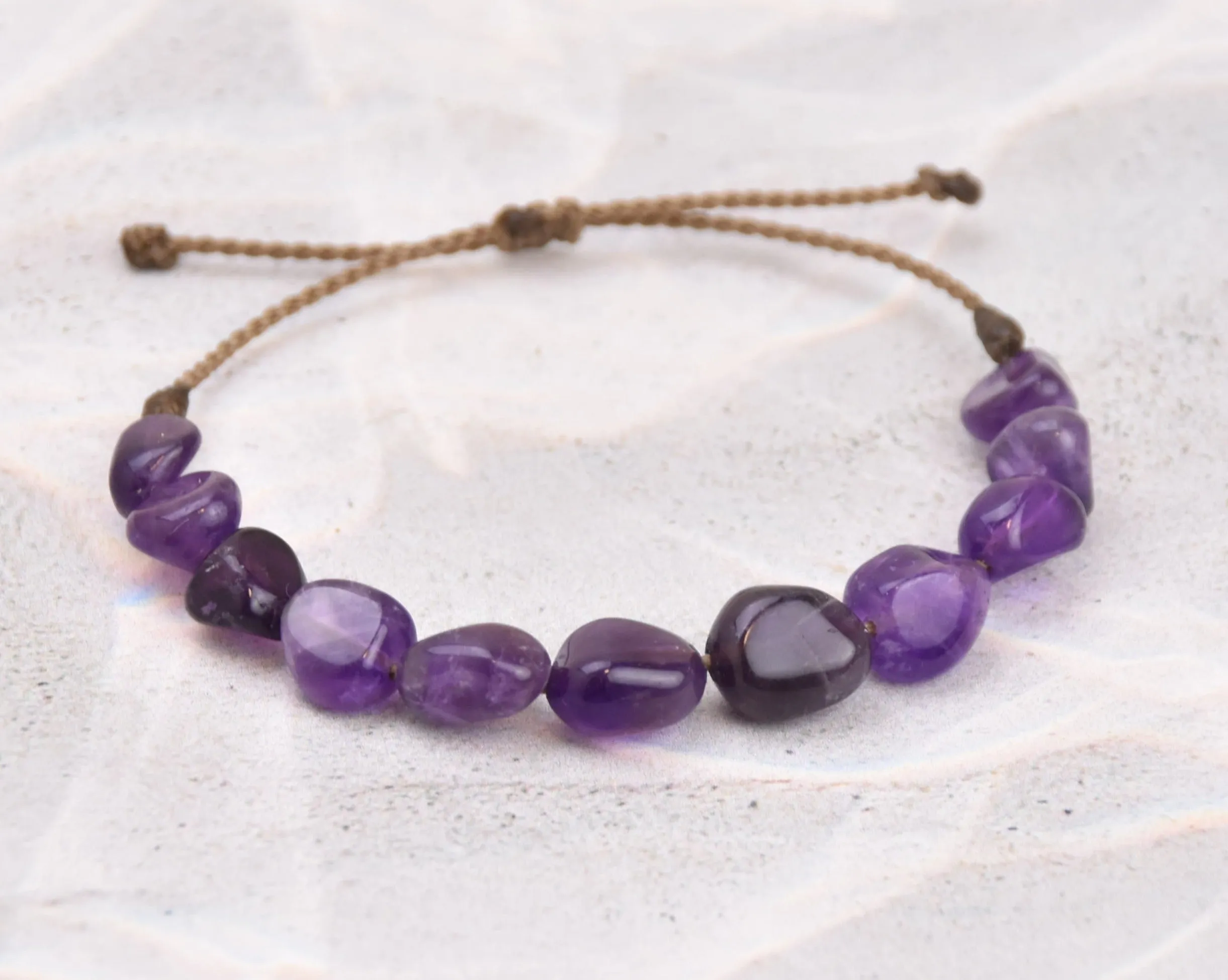 Amethyst Pebble- Bracelet, Necklace, Duet, OR the whole set!