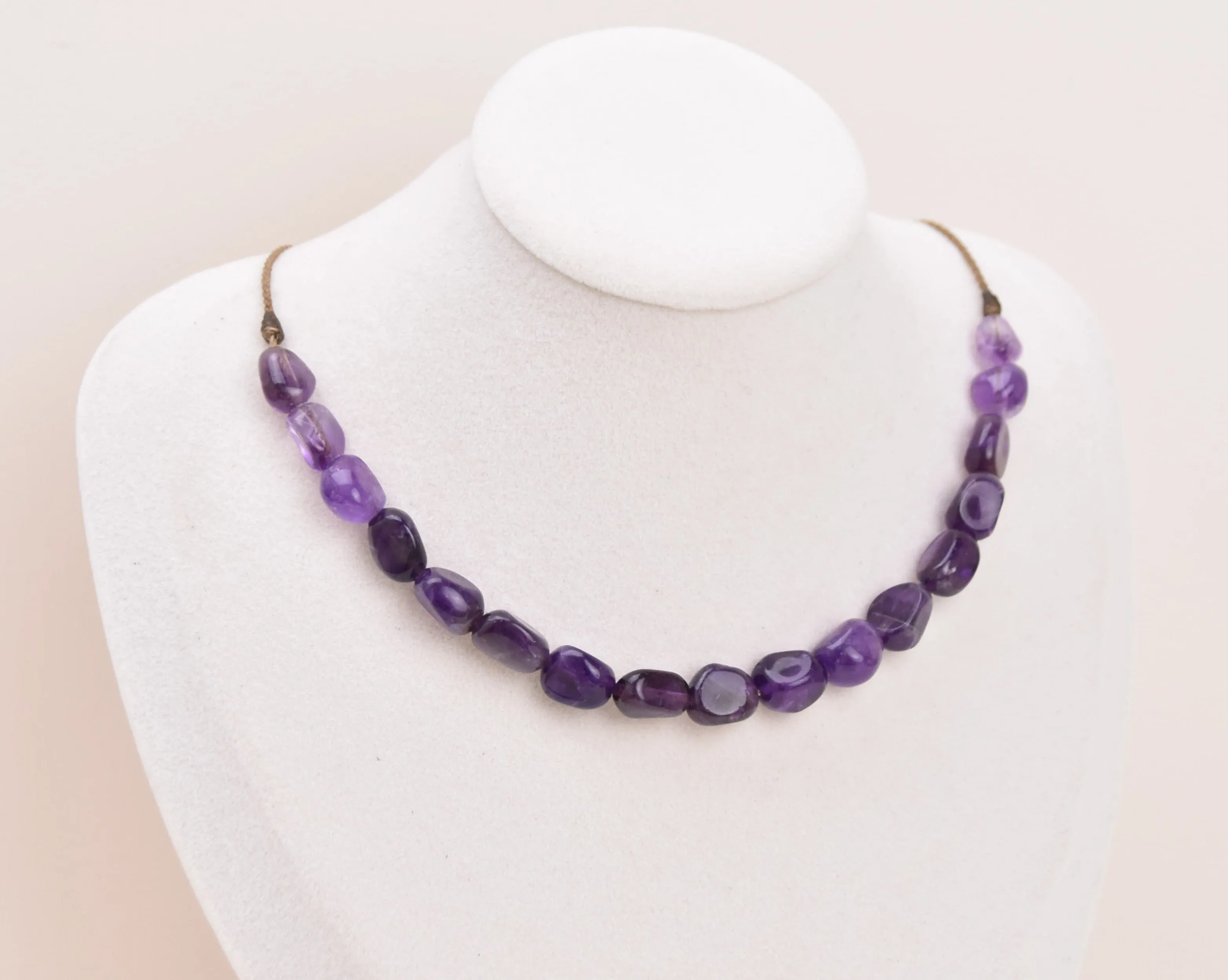 Amethyst Pebble- Bracelet, Necklace, Duet, OR the whole set!