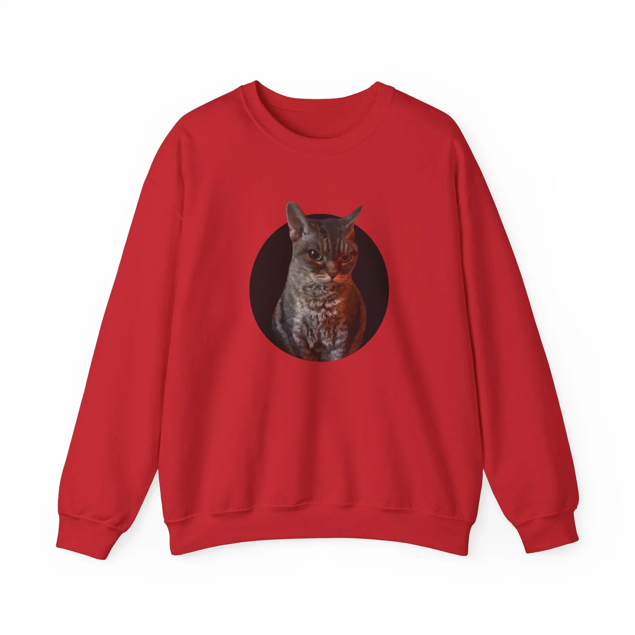 Angry Cat Meme Unisex Heavy Blend Crewneck Sweatshirt