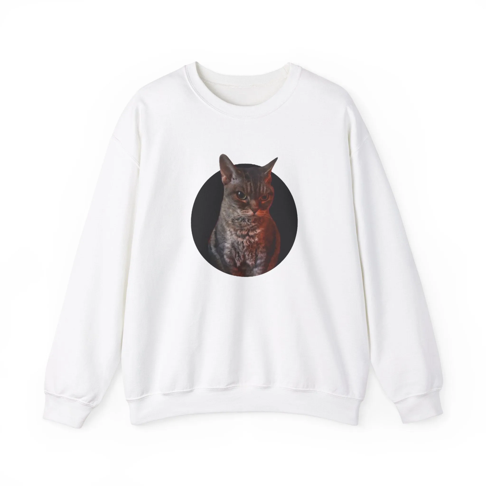 Angry Cat Meme Unisex Heavy Blend Crewneck Sweatshirt