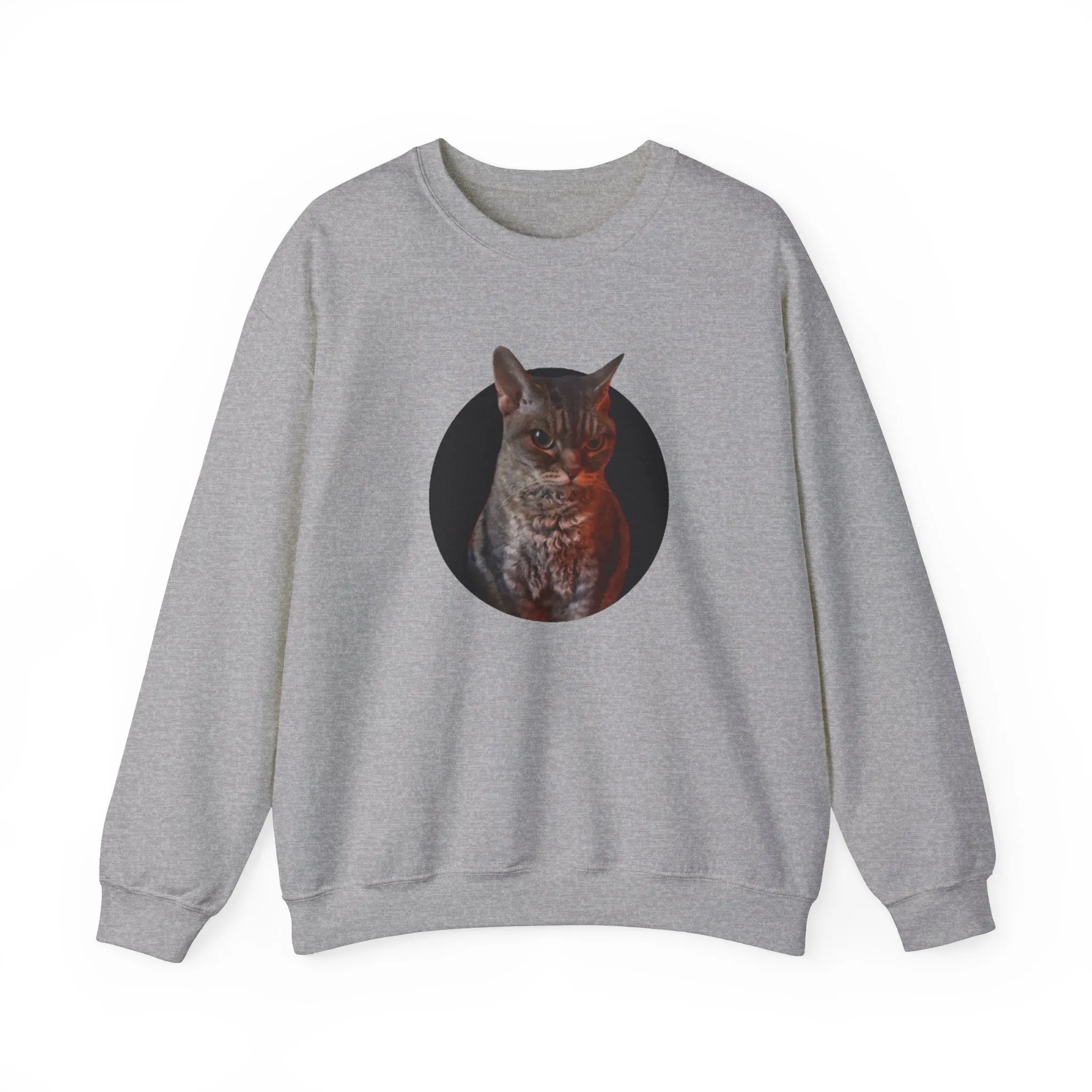 Angry Cat Meme Unisex Heavy Blend Crewneck Sweatshirt