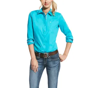 Ariat Womens Kirby Stretch Shirt Bluebird