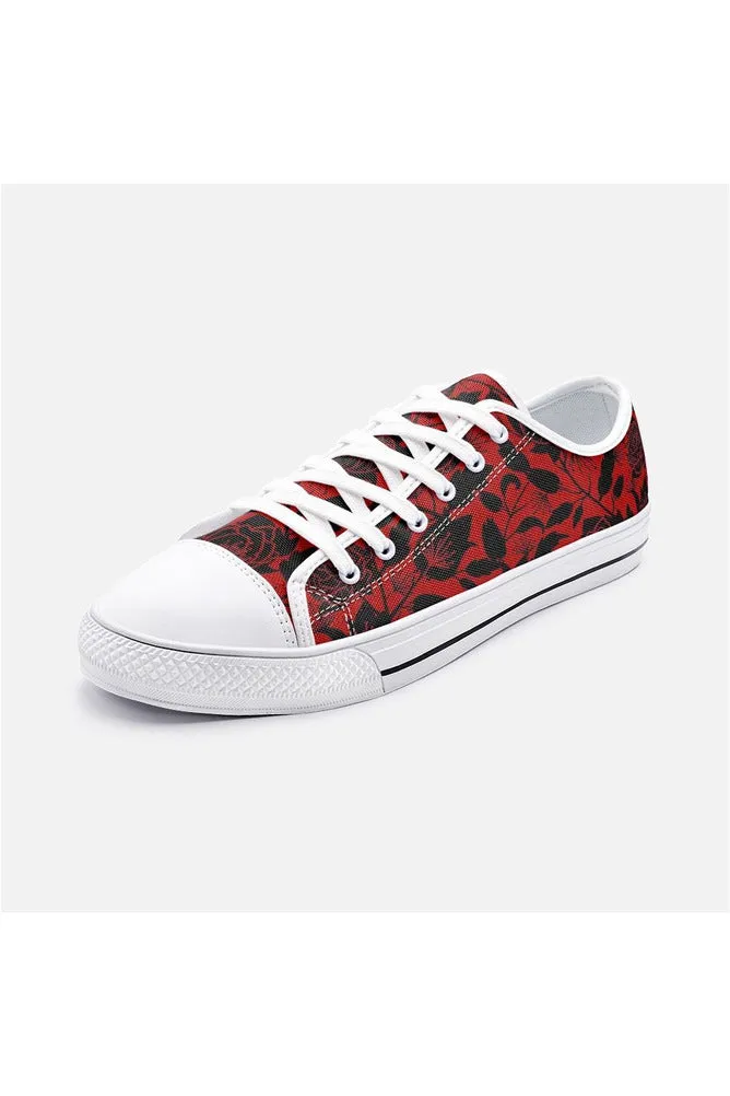 Asian Garden Unisex Low Top Canvas Shoes