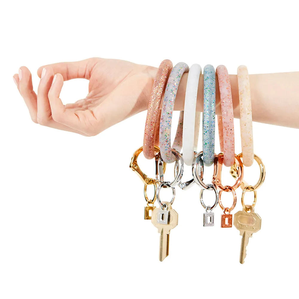 Big O Silicone Key Ring: Gold Rush Marble