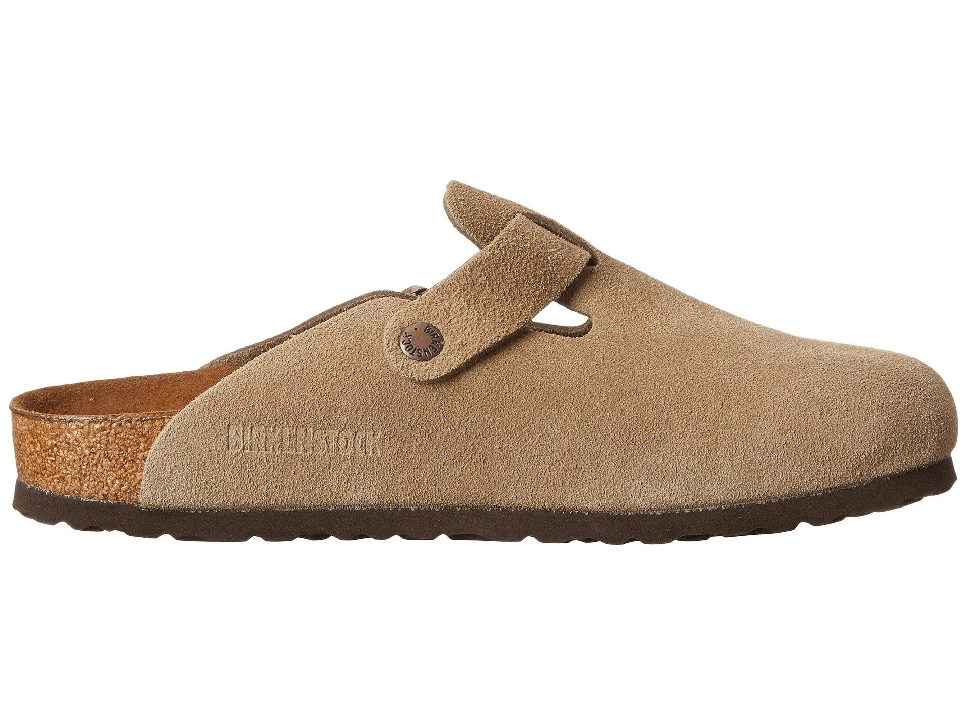 BIRKENSTOCK UNISEX Boston Soft Footbed (Taupe - Narrow Fit)