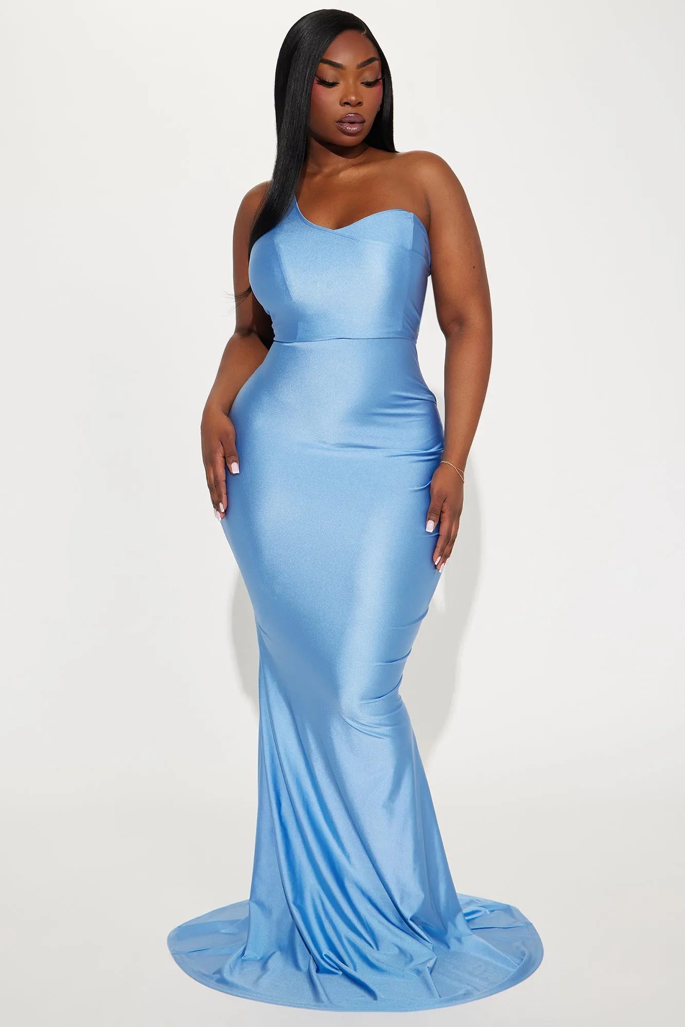 Calling You Over Maxi Dress - Light Blue