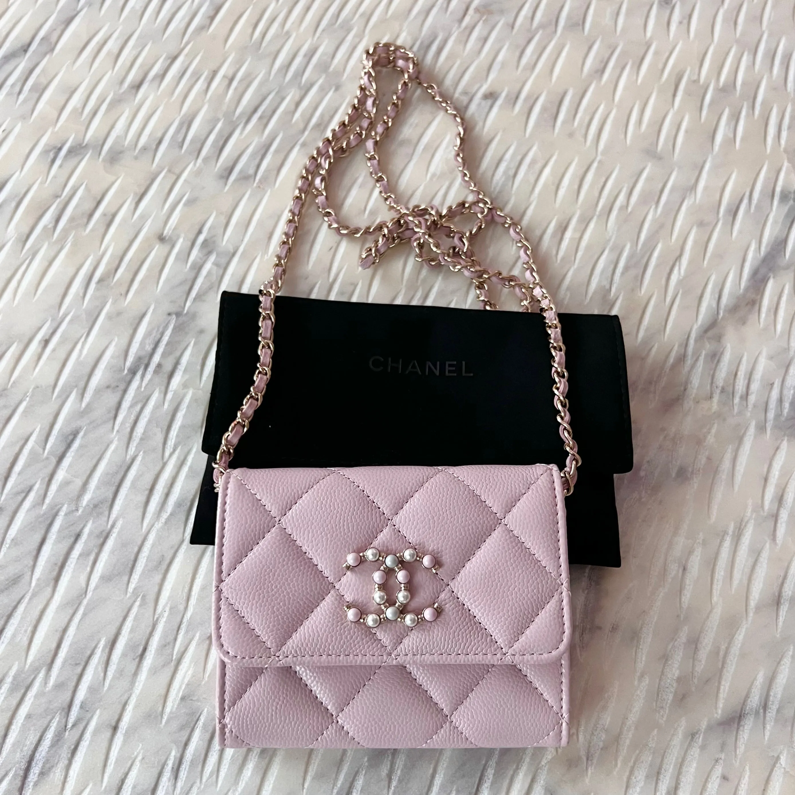 Chanel Card Holder On Chain