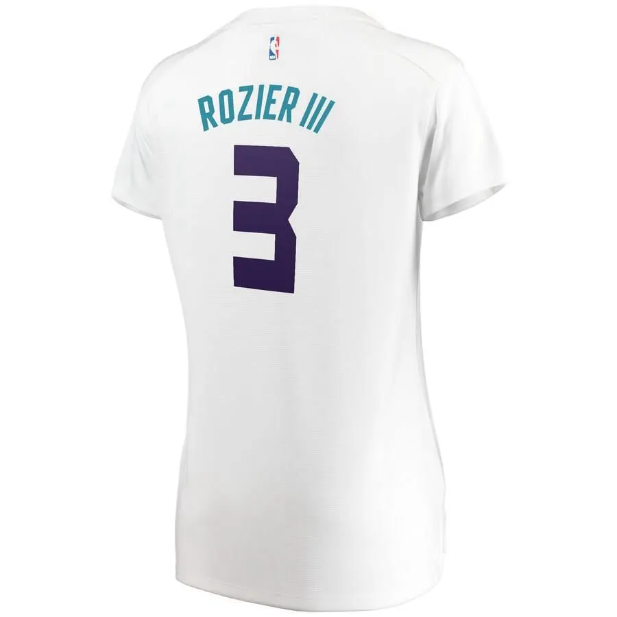 Charlotte Hornets Terry Rozier Fanatics Branded Replica Fast Break Association Jersey Womens - White | Ireland P6253C4