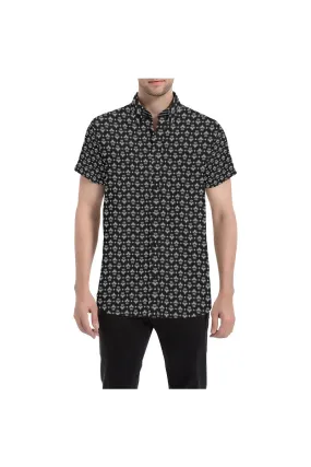 CLR - IN - USA - W Men's All Over Print Short Sleeve Shirt (Model T53)