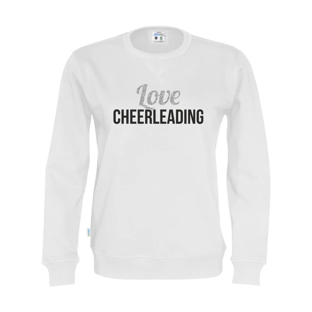 Cottover Love Cheerleading sweatshirt (organic)