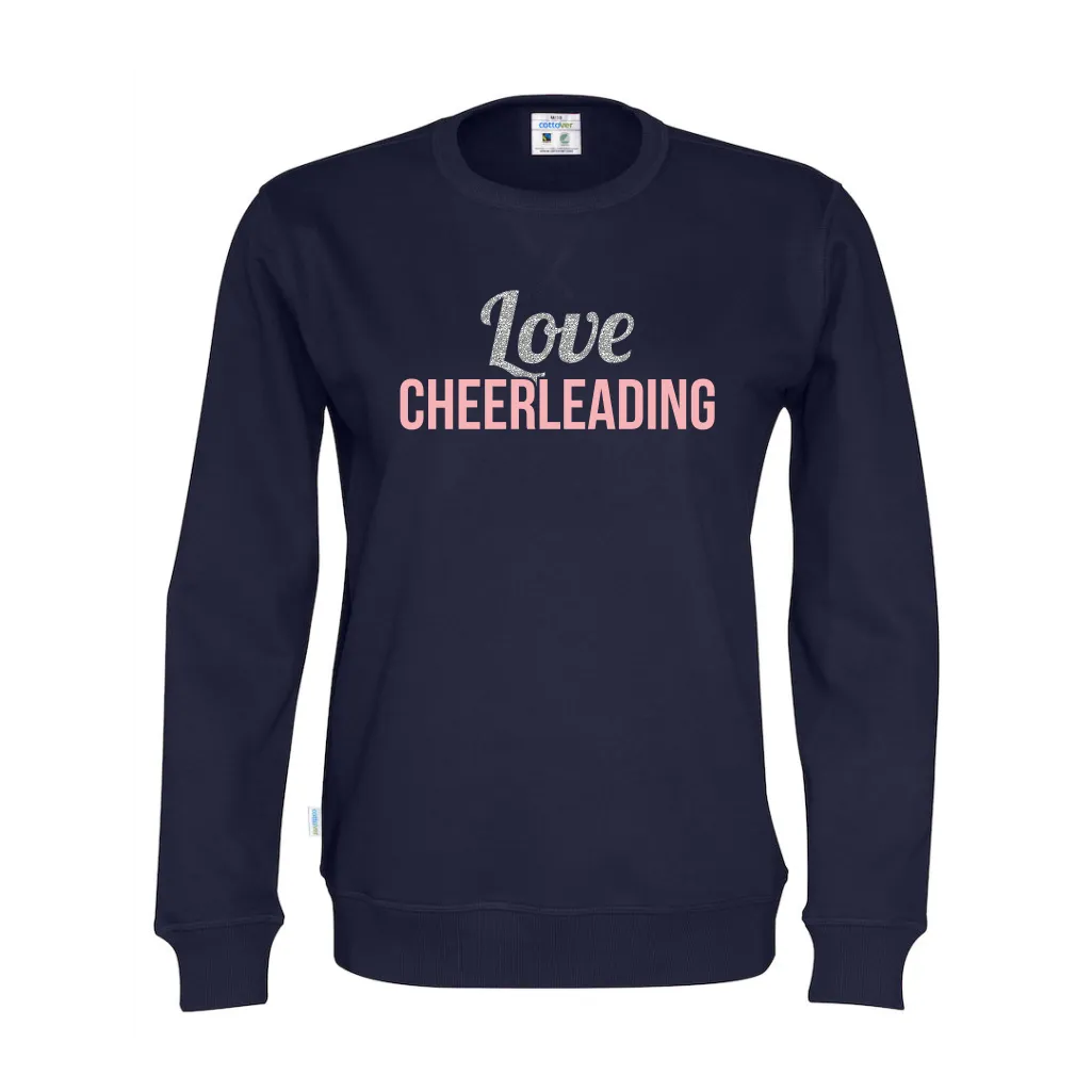 Cottover Love Cheerleading sweatshirt (organic)