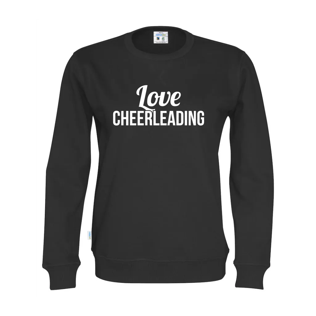 Cottover Love Cheerleading sweatshirt (organic)