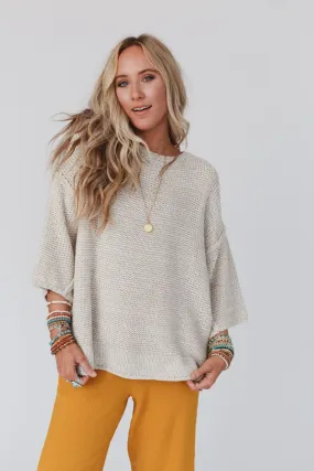 Crisp Air Sweater - Oatmeal