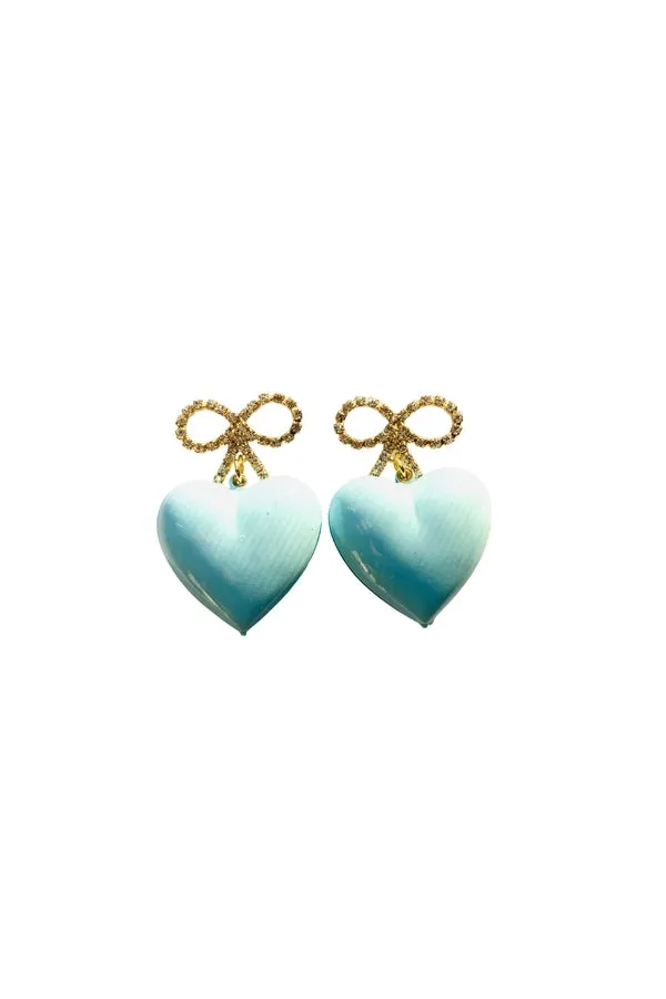 Crystal Heart Earrings