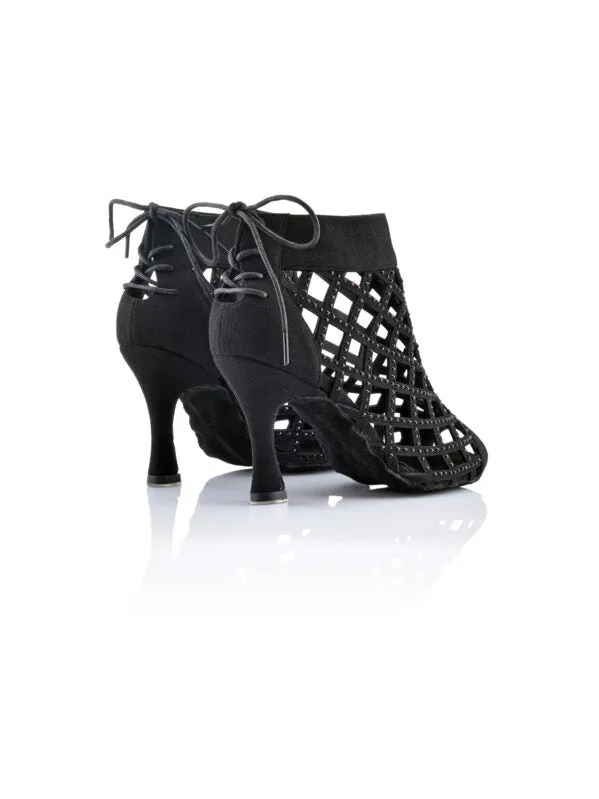 Dancin Boots Special Edition with Crossed Bands with Crystal Strass Heel 8 cm