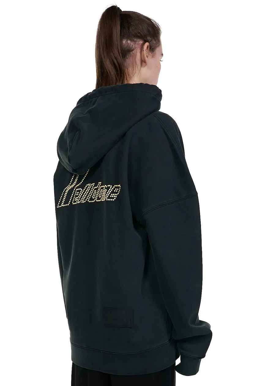 Dark Green Pearl Logo Hoodie