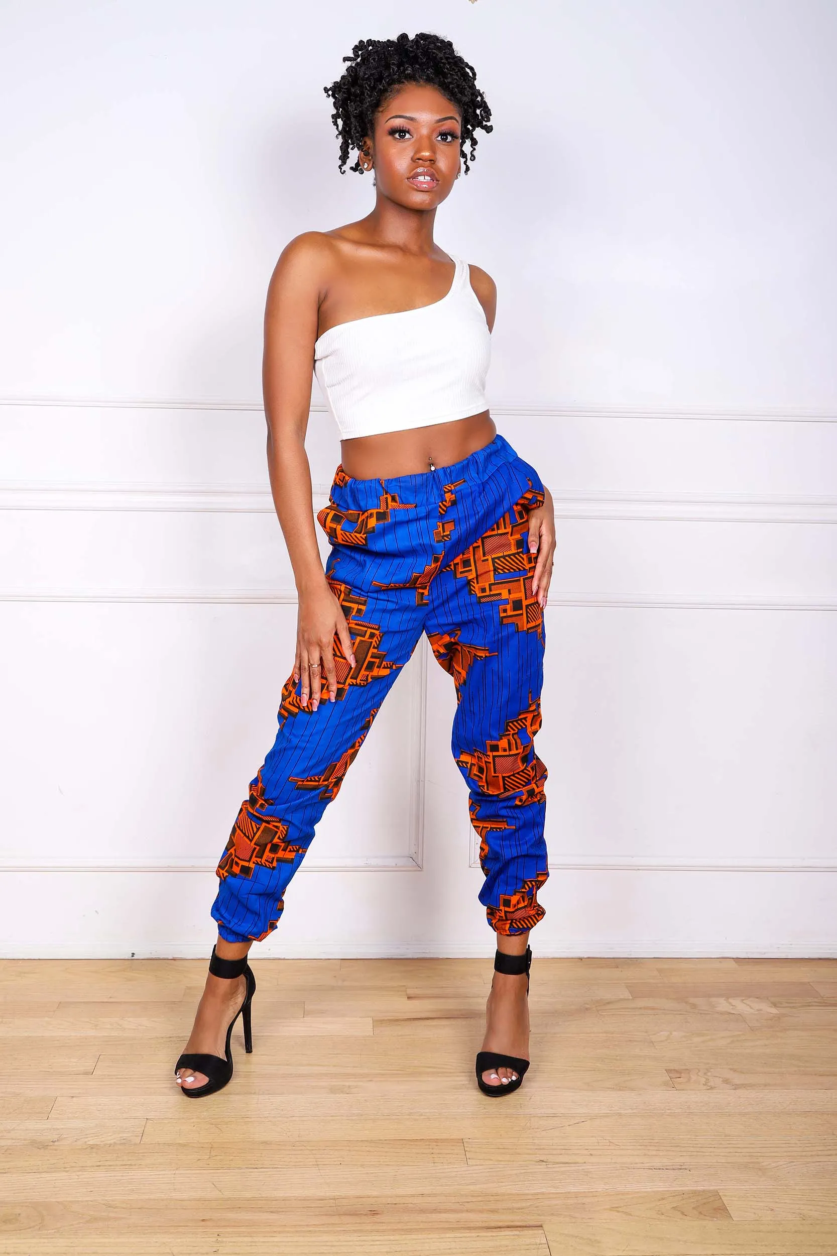 DENU AFRICAN PRINT WOMEN'S CARGO PANT