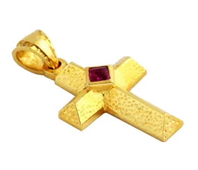 Dynami, Heart of Fire 18K Gold Orthodox Cross