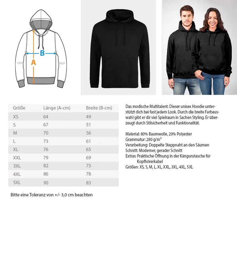 Echte Kerle fahren Trecker  - Unisex Kapuzenpullover Hoodie