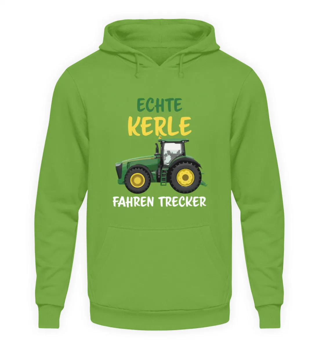 Echte Kerle fahren Trecker  - Unisex Kapuzenpullover Hoodie