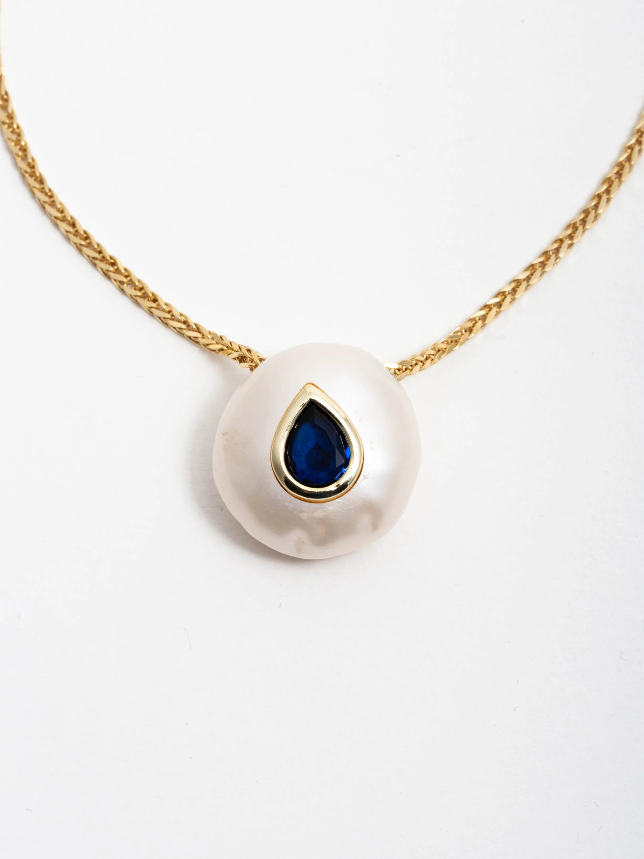 Evil Eye Pearl Necklace - Archival Collection