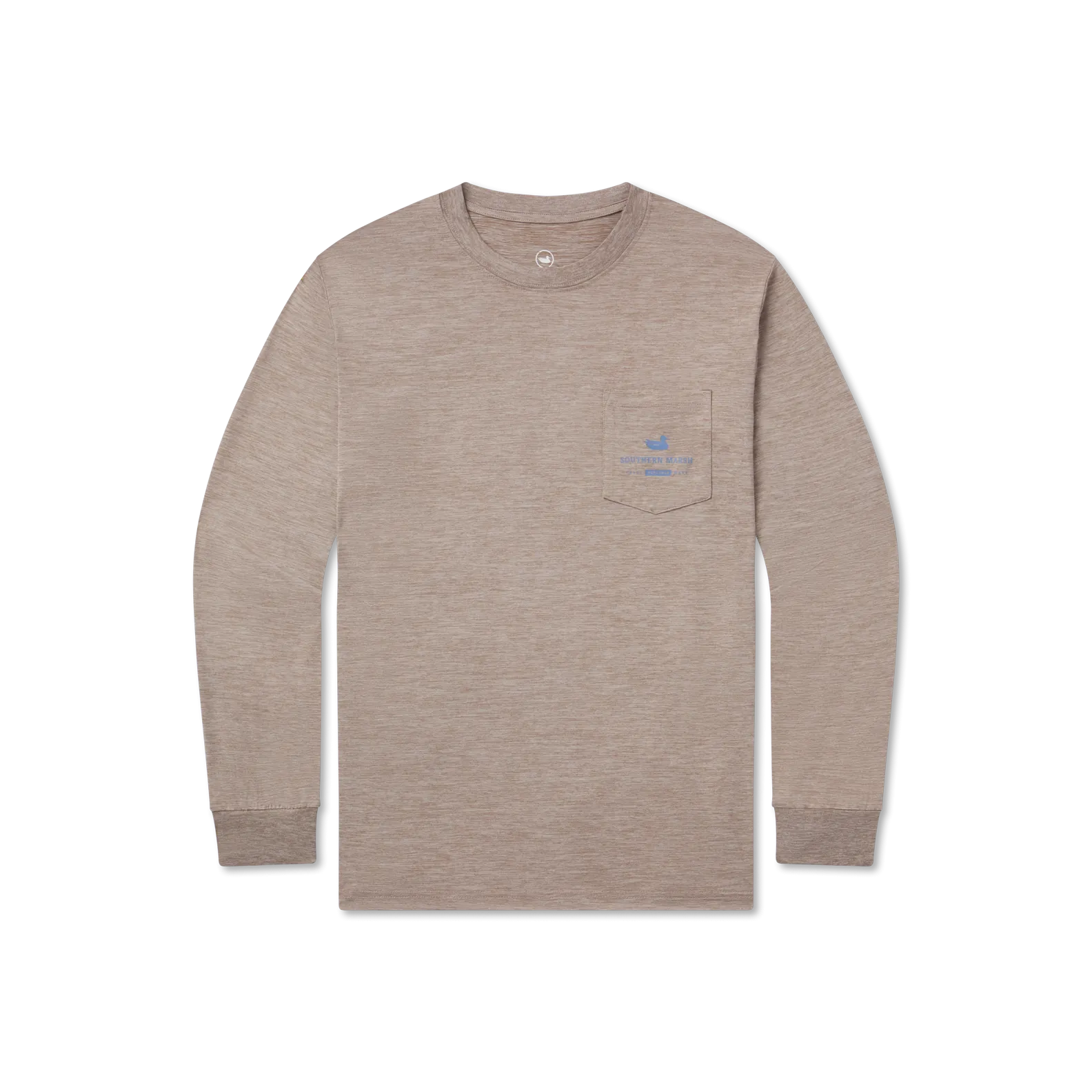 FieldTec™ Heathered Tee - Deepsea -  Long Sleeve