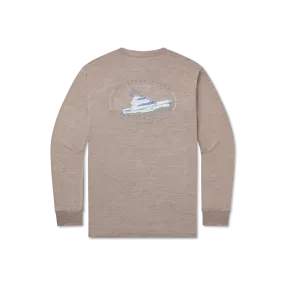 FieldTec™ Heathered Tee - Deepsea -  Long Sleeve