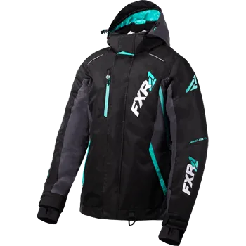 FXR Vertical Pro Jacket Black/Charcoal/Mint