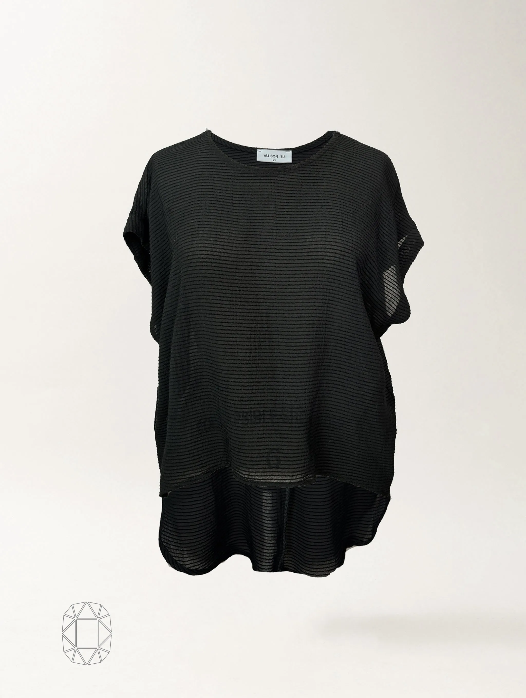 Gemma Top - Black Cord