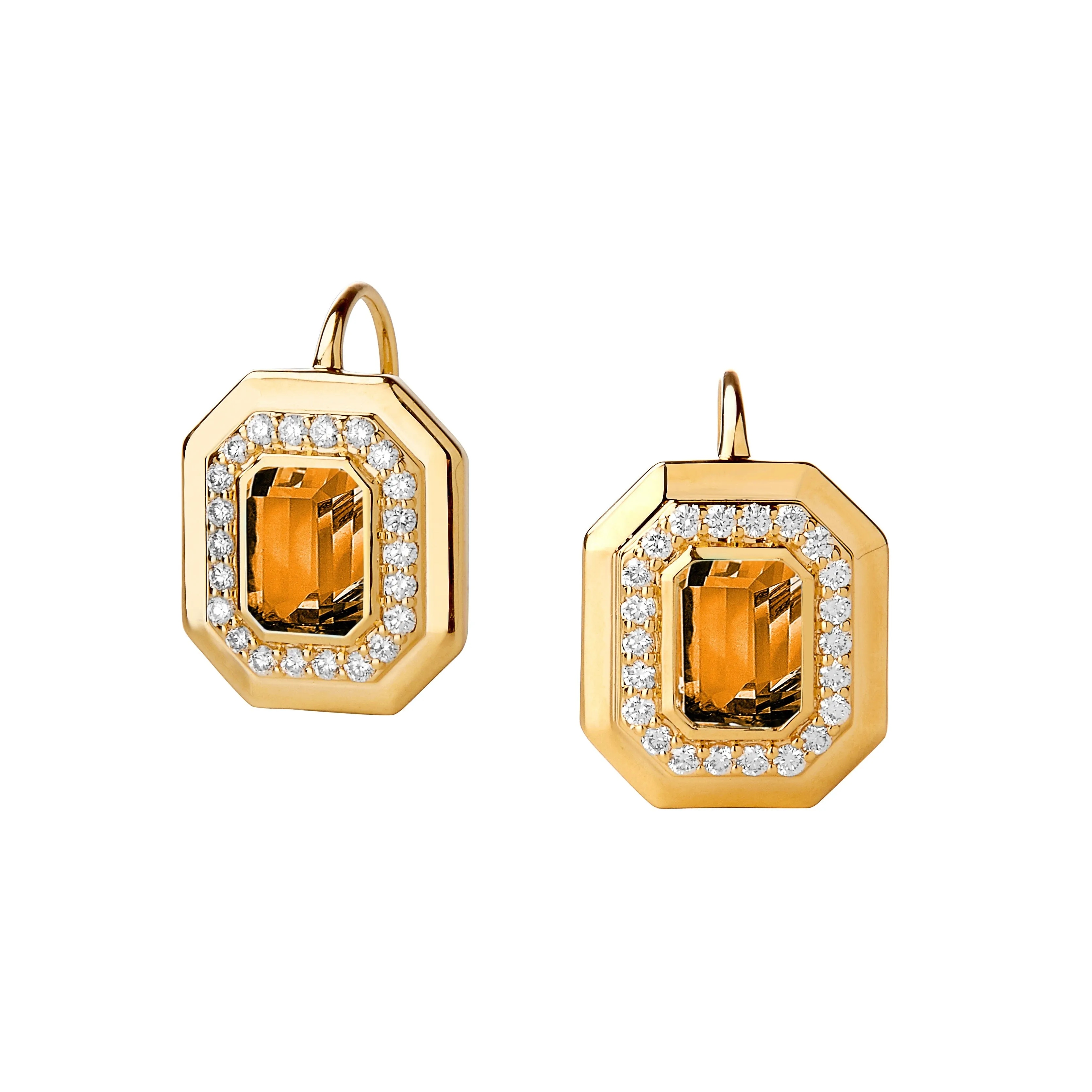 Geometrix Gemstone Earrings