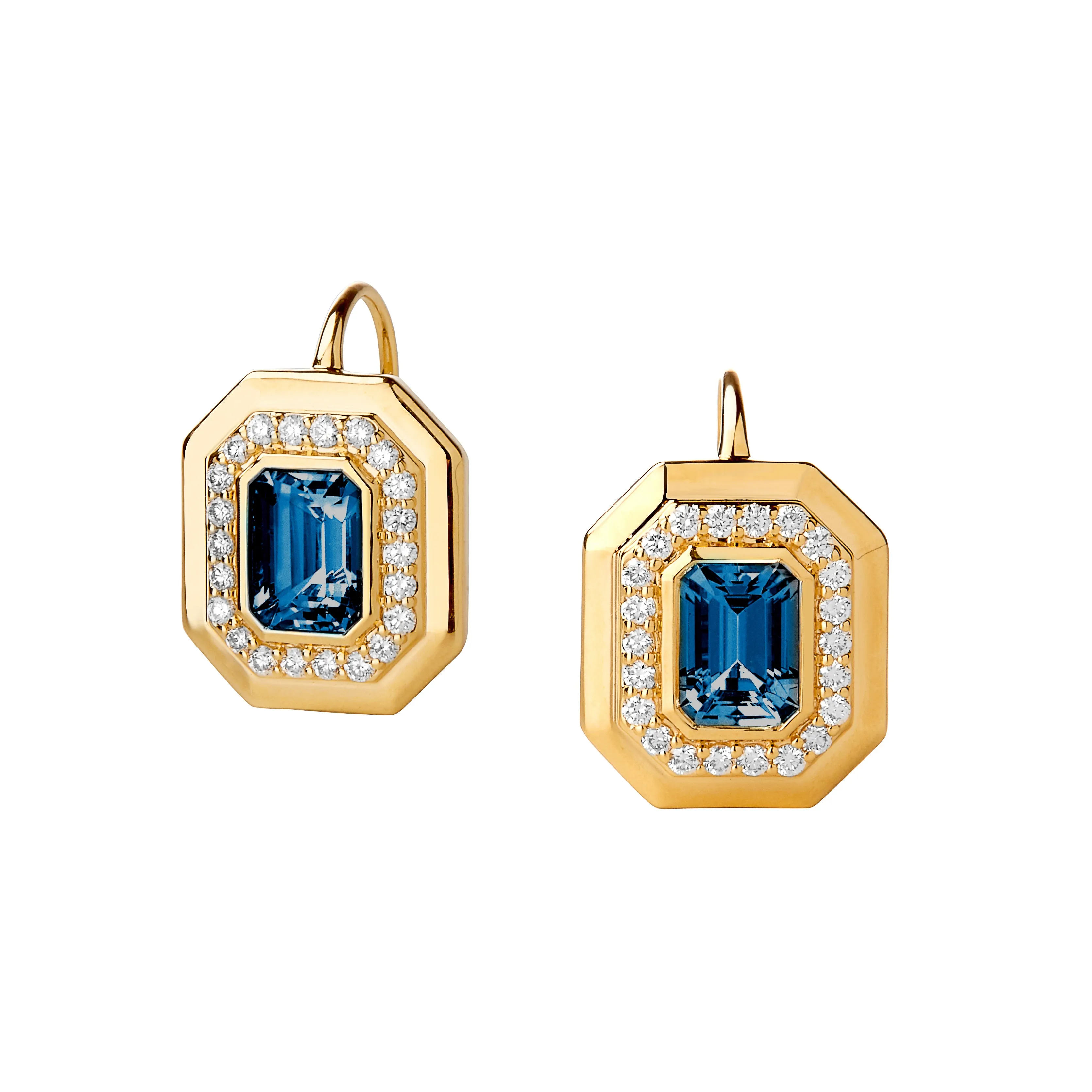 Geometrix Gemstone Earrings