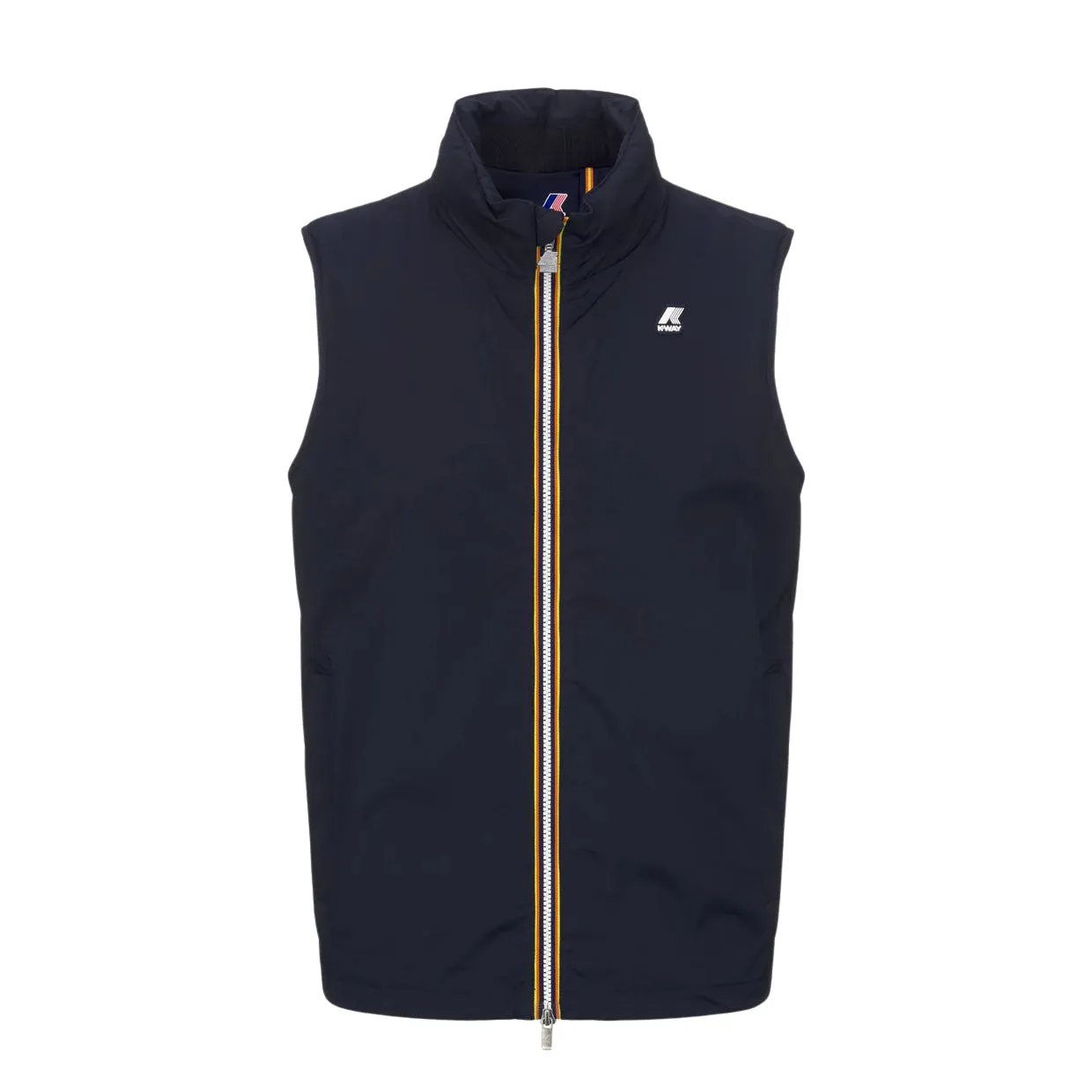 Gilet Uomo K-Way Valen Stretch Nylon Jersey Blu