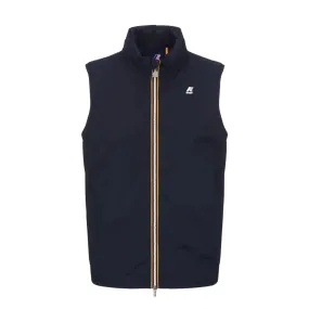 Gilet Uomo K-Way Valen Stretch Nylon Jersey Blu