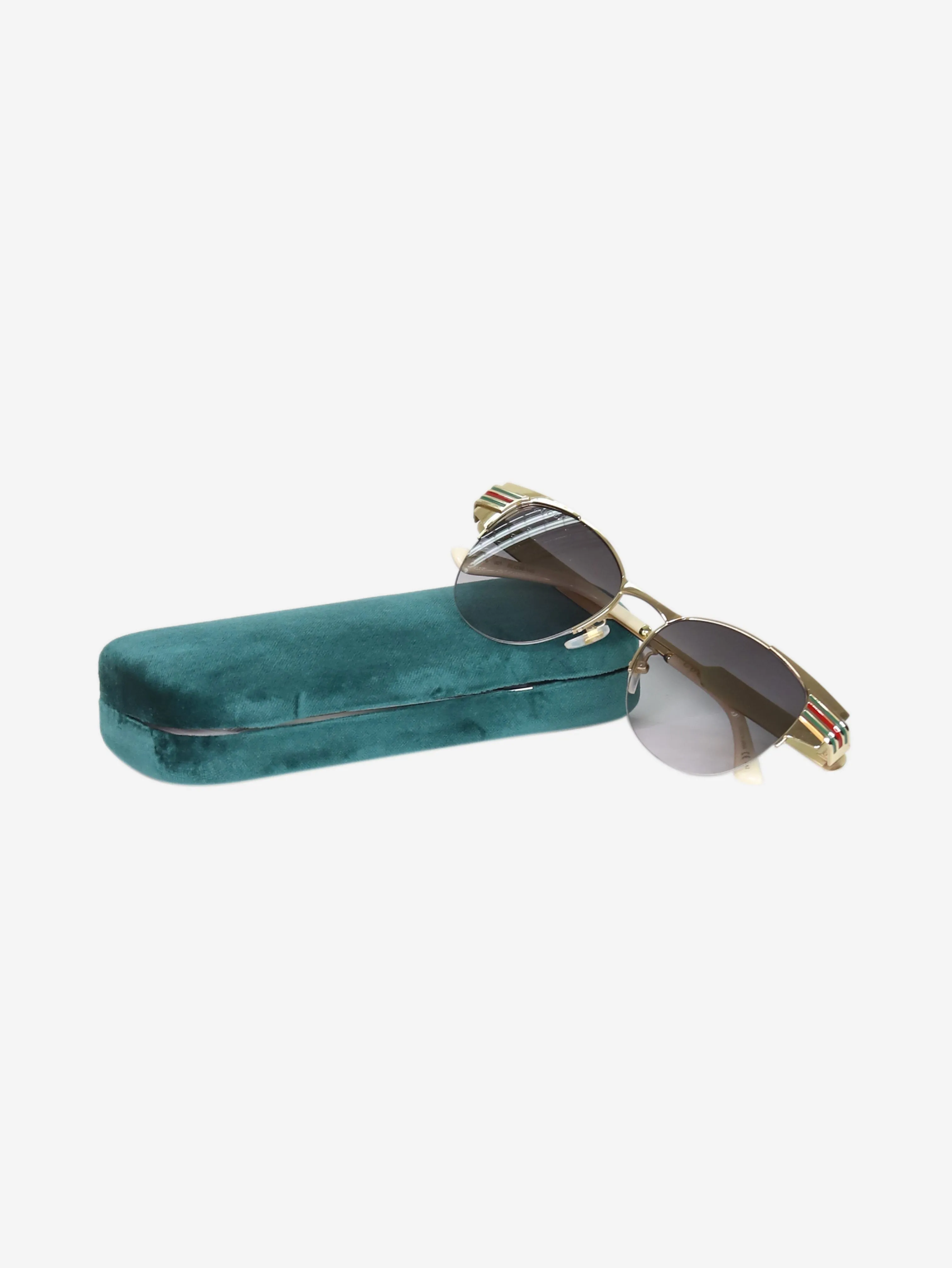 Gold Stripe detail sunglasses