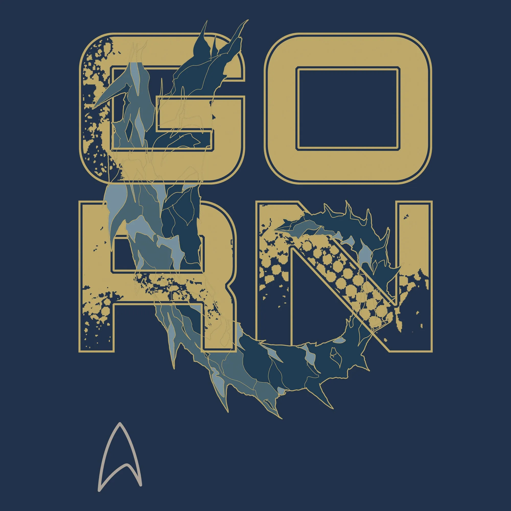 Gorn Tail Navy Tee