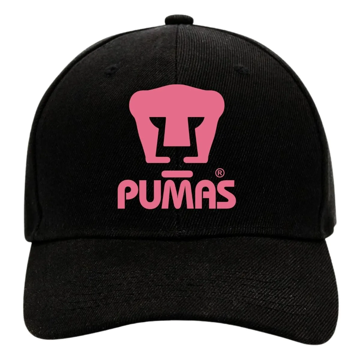 Gorra Pumas UNAM Hombre Mujer Ajustable Logo Rosa 3 Vinil