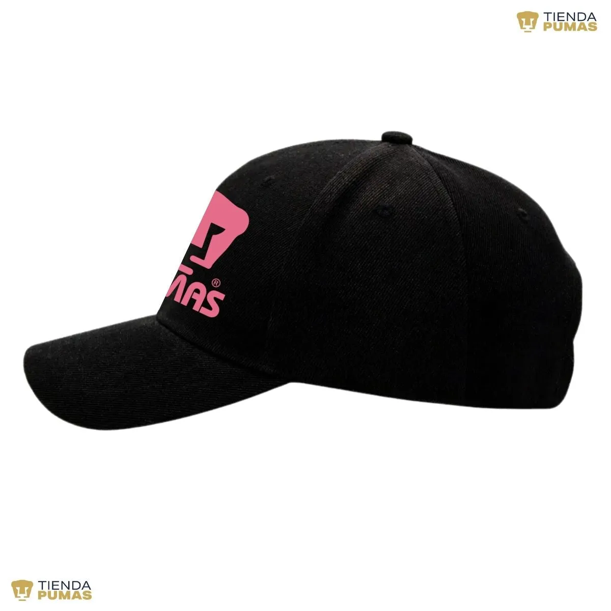 Gorra Pumas UNAM Hombre Mujer Ajustable Logo Rosa 3 Vinil