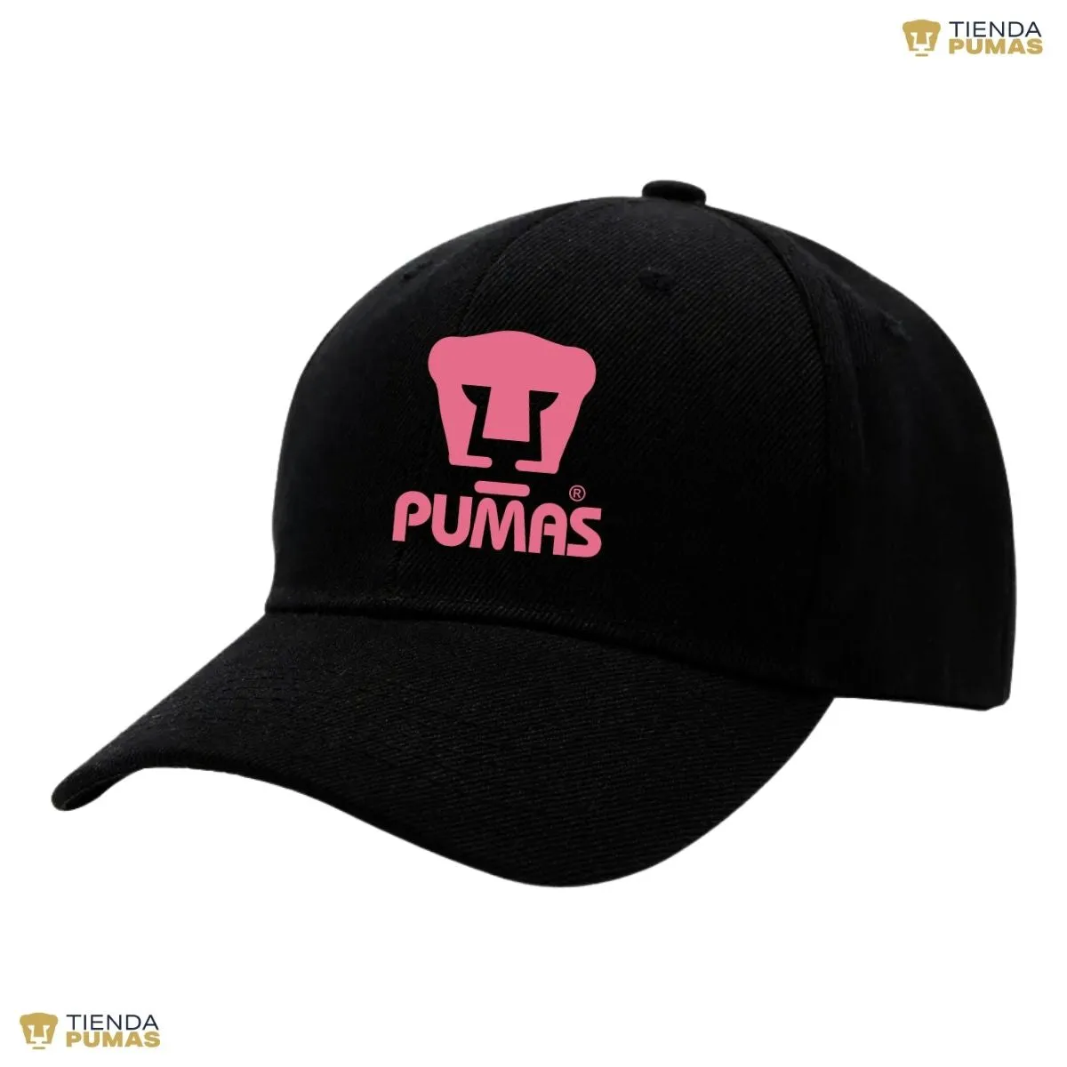 Gorra Pumas UNAM Hombre Mujer Ajustable Logo Rosa 3 Vinil