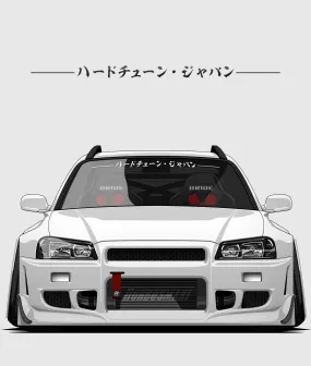 Hardtuned Japan Katakana Window Banner