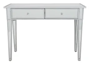 Hollywood Regency Style Mirrored Vanity Table