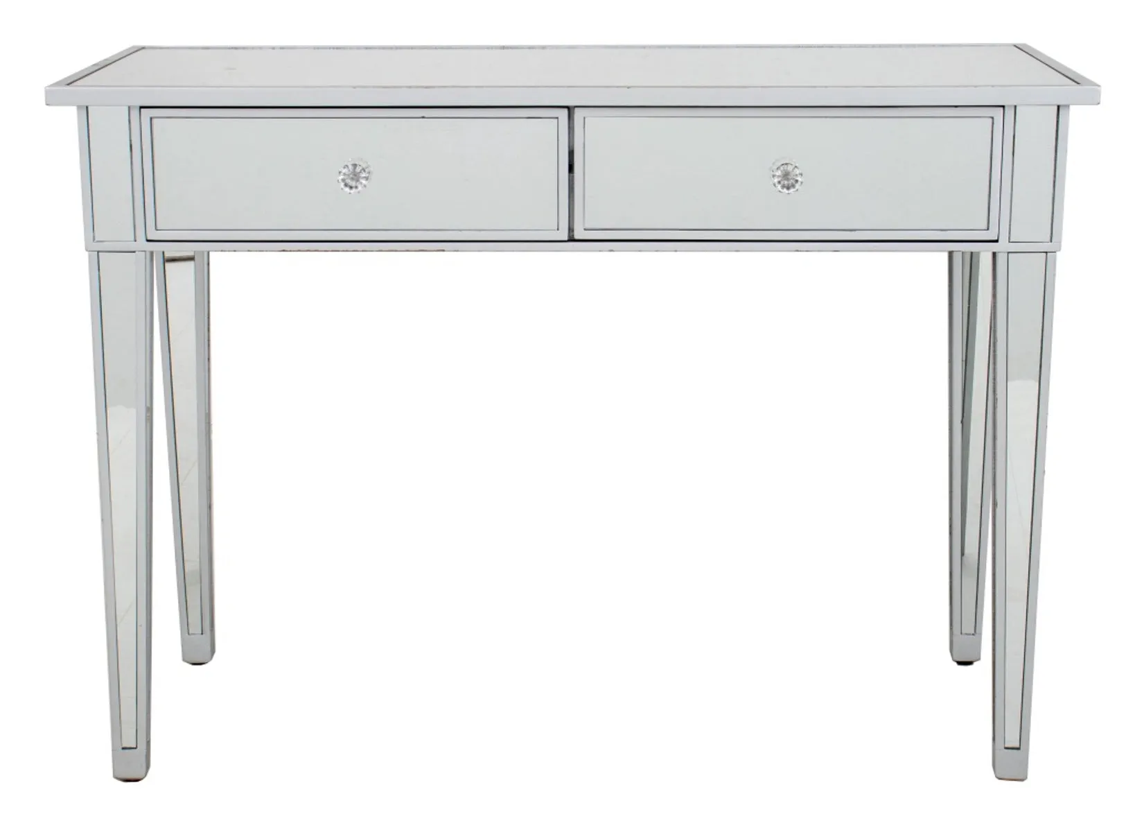 Hollywood Regency Style Mirrored Vanity Table