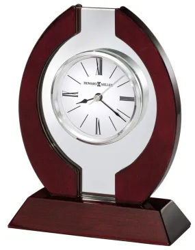 Howard Miller Clarion Clock - Floating Dial - Rosewood Hall Finished Case & Base