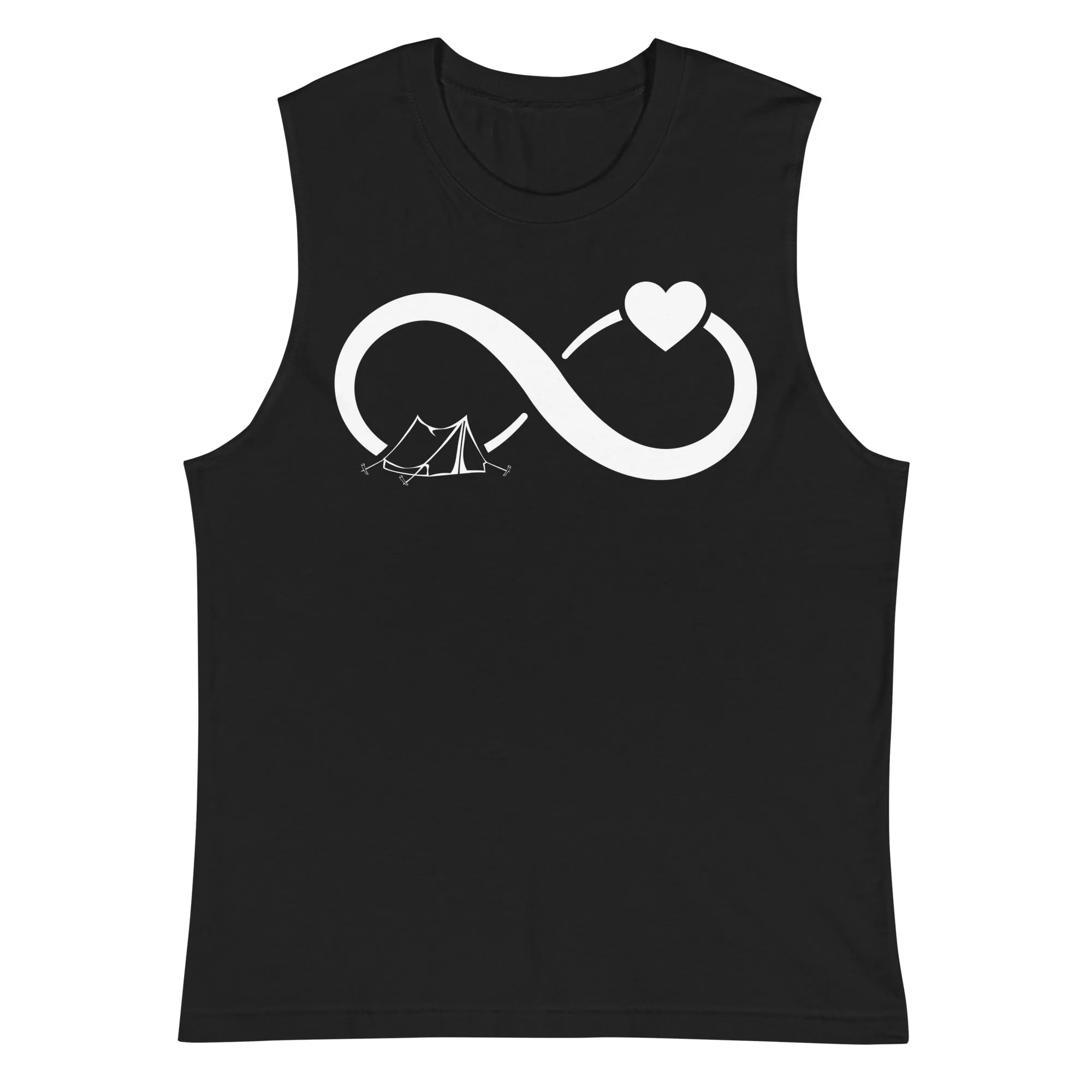 Infinity Heart and Camping 1 - Muskelshirt (Unisex)