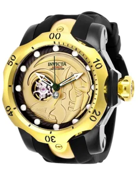 INVICTA Marvel Limited Edition Mens Open Heart  - Gold-Tone - Loki - 1000M