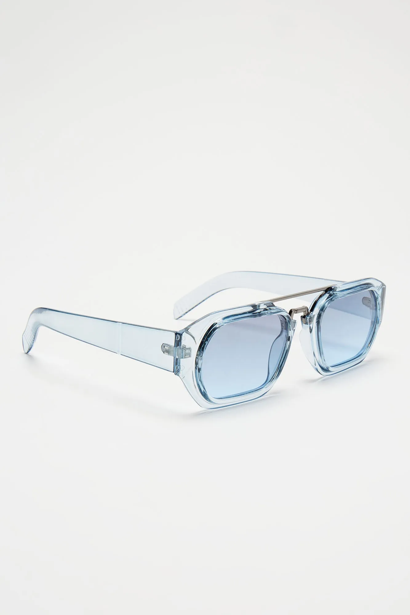 Keep It Easy Sunglasses - Light Blue