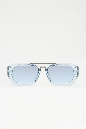 Keep It Easy Sunglasses - Light Blue