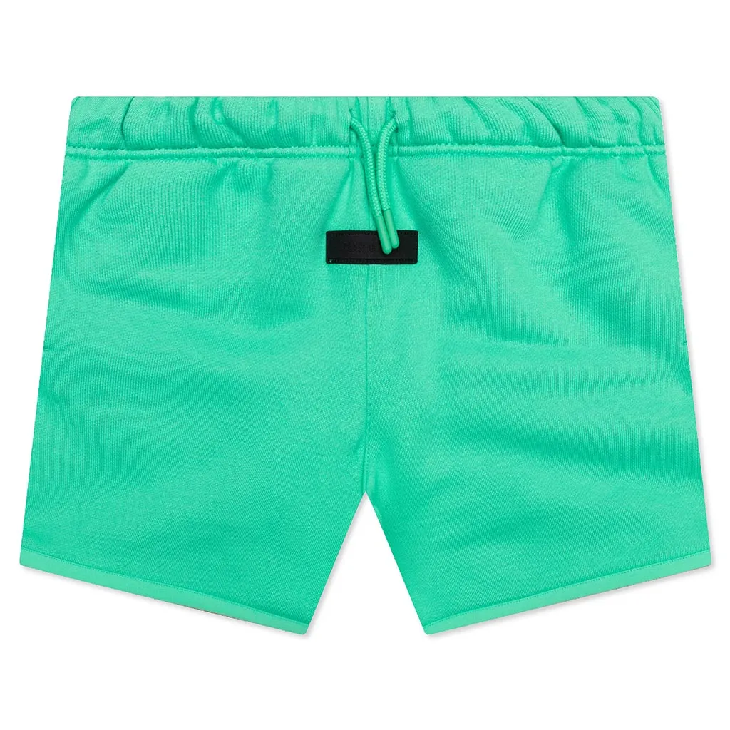 Kids Sweatshort - Mint Leaf