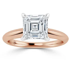 Lucy - 18ct Rose Gold - Asscher