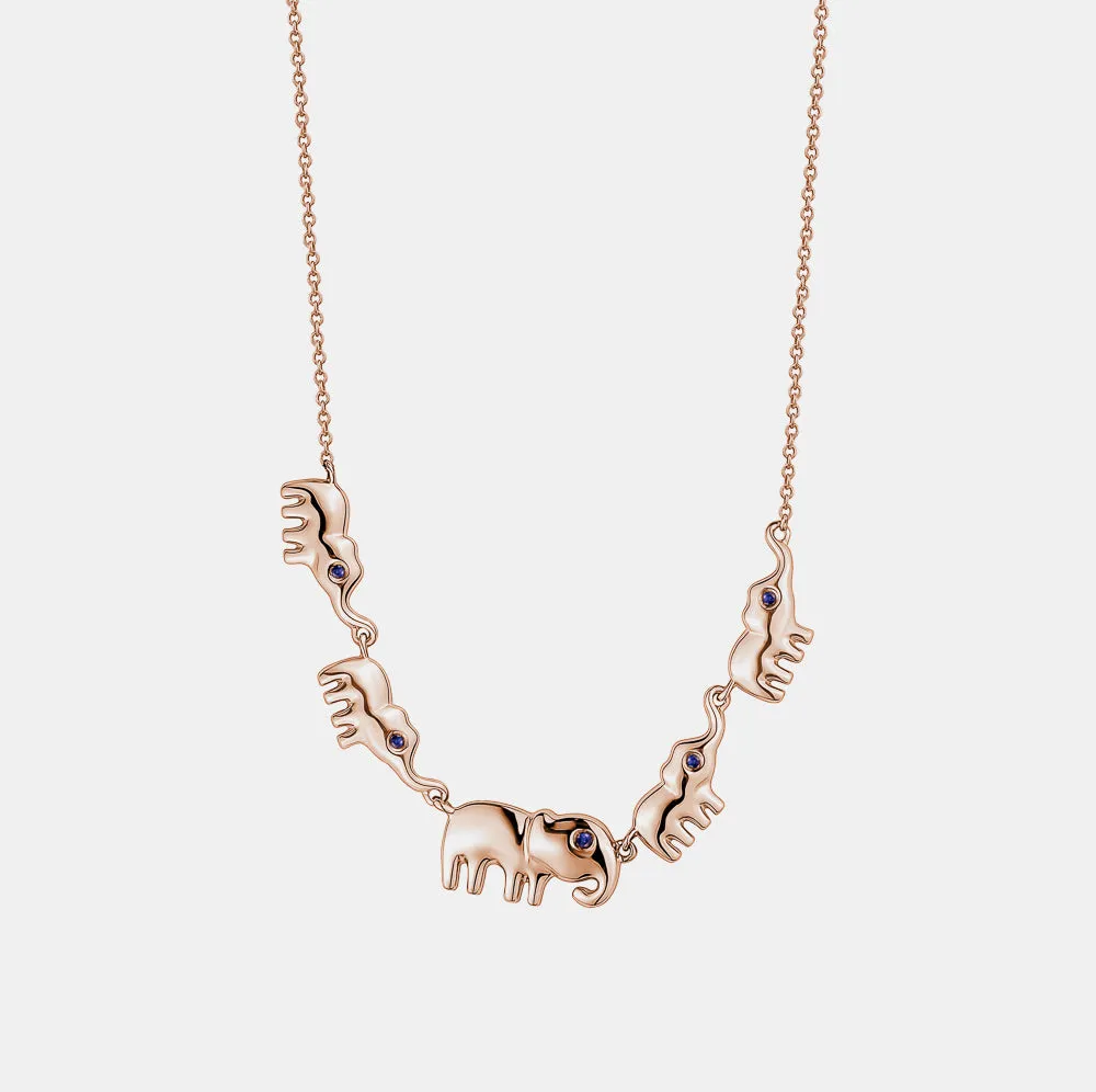 Multiple Elephant Necklace